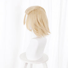 Load image into Gallery viewer, Anime Tokyo Revengers Manjiro Sano Cosplay Wig Light Blond Short Hair Heat Synthetic Fiber Hair + Free Wig Cap Role Play Men
