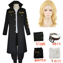 Load image into Gallery viewer, Anime Tokyo Revengers Sano Manjiro Cosplay Costume Unisex Tokyo Manji Gang Mikey Jacket Cloak Pants Halloween Party
