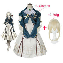 Load image into Gallery viewer, Violet Evergarden Cosplay Costume High Quality Princess Maid Dress Halloween Carnival Prom Skirt For Woman

