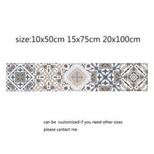 Load image into Gallery viewer, Arabic Style Mosaic Tile Stickers For Living Room Kitchen Retro 3D Waterproof Mural Decal Bathroom Decor Diy Adhesive Wallpaper
