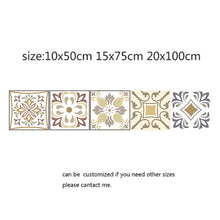 Load image into Gallery viewer, Arabic Style Mosaic Tile Stickers For Living Room Kitchen Retro 3D Waterproof Mural Decal Bathroom Decor Diy Adhesive Wallpaper
