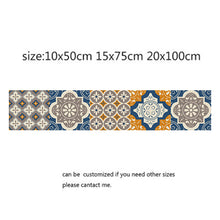 Load image into Gallery viewer, Arabic Style Mosaic Tile Stickers For Living Room Kitchen Retro 3D Waterproof Mural Decal Bathroom Decor Diy Adhesive Wallpaper
