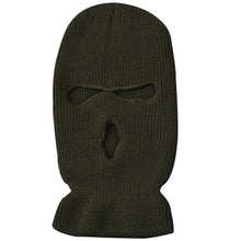 Load image into Gallery viewer, Army Tactical Mask 3 Hole Full Face Mask Ski Mask Winter Cap Balaclava Motorbike Motorcycle Helmet Full Helmet
