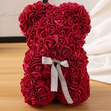 Load image into Gallery viewer, Artificial Flowers 25cm Rose Bear Girlfriend Anniversary Christmas Valentine's Day Gift Birthday Present For Wedding Party
