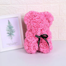 Load image into Gallery viewer, Artificial Flowers 25cm Rose Bear Girlfriend Anniversary Christmas Valentine's Day Gift Birthday Present For Wedding Party
