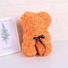 Load image into Gallery viewer, Artificial Flowers 25cm Rose Bear Girlfriend Anniversary Christmas Valentine's Day Gift Birthday Present For Wedding Party
