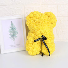 Load image into Gallery viewer, Artificial Flowers 25cm Rose Bear Girlfriend Anniversary Christmas Valentine's Day Gift Birthday Present For Wedding Party
