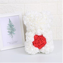 Load image into Gallery viewer, Artificial Flowers 25cm Rose Bear Girlfriend Anniversary Christmas Valentine's Day Gift Birthday Present For Wedding Party
