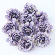 Load image into Gallery viewer, Artificial Flowers 5Cm Silk Rose Head Diy Home Room Wedding Decoration Artificial Rose Christmas Wreath Gift New Year Decor
