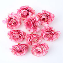 Load image into Gallery viewer, Artificial Flowers 5Cm Silk Rose Head Diy Home Room Wedding Decoration Artificial Rose Christmas Wreath Gift New Year Decor
