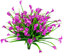 Load image into Gallery viewer, Artificial Flowers Calla Lily Fake Flowers for Outside Indoor Outdoor Office Home Garden Decoration
