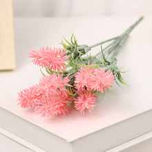 Load image into Gallery viewer, Artificial Flowers Flocked Plastic Lavender Bundle Fake Plants Wedding Bridle Bouquet
