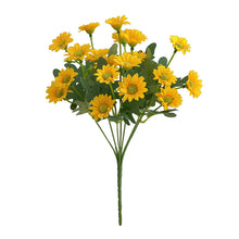 Load image into Gallery viewer, 5pcs Artificial Flowers  Plants  31cm Sun Flower Colorful  Small Daisy Silk Home  Garden Decoration Chrysanthemum Wedding DIY Party

