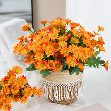 Load image into Gallery viewer, 5pcs Artificial Flowers  Plants  31cm Sun Flower Colorful  Small Daisy Silk Home  Garden Decoration Chrysanthemum Wedding DIY Party
