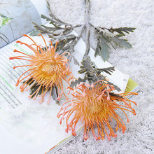 Load image into Gallery viewer, Artificial Flowers Short Branch Crab Claw 2 Fork Pincushion Christmas Garland Vase for Home Wedding Decoration Fake Planting
