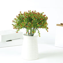 Load image into Gallery viewer, Artificial Milan Flowers Bouquet For Party Wedding Fake Plant Home Holiday Christmas Decorations Artificial Plants

