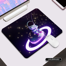 Load image into Gallery viewer, Astronaut Mouse Pad Printed Black Pattern Gaming Mouse Pad Gamer Keyboard Pad Mouse Pad Computer Accessories Desktop Protection Pad
