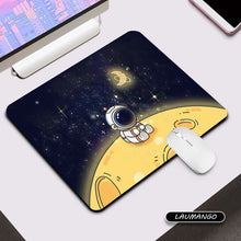 Load image into Gallery viewer, Astronaut Mouse Pad Printed Black Pattern Gaming Mouse Pad Gamer Keyboard Pad Mouse Pad Computer Accessories Desktop Protection Pad

