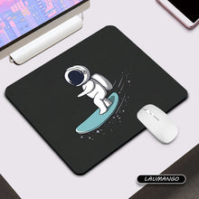 Load image into Gallery viewer, Astronaut Mouse Pad Printed Black Pattern Gaming Mouse Pad Gamer Keyboard Pad Mouse Pad Computer Accessories Desktop Protection Pad
