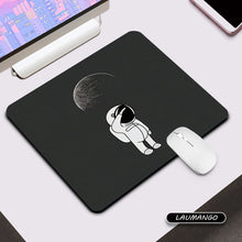 Load image into Gallery viewer, Astronaut Mouse Pad Printed Black Pattern Gaming Mouse Pad Gamer Keyboard Pad Mouse Pad Computer Accessories Desktop Protection Pad
