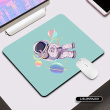 Load image into Gallery viewer, Astronaut Mouse Pad Printed Black Pattern Gaming Mouse Pad Gamer Keyboard Pad Mouse Pad Computer Accessories Desktop Protection Pad
