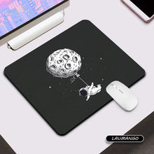 Load image into Gallery viewer, Astronaut Mouse Pad Printed Black Pattern Gaming Mouse Pad Gamer Keyboard Pad Mouse Pad Computer Accessories Desktop Protection Pad
