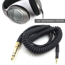 Load image into Gallery viewer, Audio Spring HiFi Stereo Cable for SENNHEISER HD6 HD7 HD8 HD515 HD518 HD 558 598 549 569 579 595 599 Earphone Wire Headset Cord
