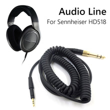 Load image into Gallery viewer, Audio Spring HiFi Stereo Cable for SENNHEISER HD6 HD7 HD8 HD515 HD518 HD 558 598 549 569 579 595 599 Earphone Wire Headset Cord

