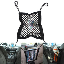 Load image into Gallery viewer, 2/3 Layers Car Storage Net Bag Organizer Holder Mesh Seat Back Hanger Trunk Hooks String Kit Off Road 4x4 Truck Auto Accessories
