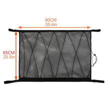 Load image into Gallery viewer, Car Ceiling Storage Net Roof Interior Storage Bag Car Storage Net Car Interior Cargo Net Bag Sundries Storage Bag
