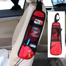 Load image into Gallery viewer, Car Seat Storage Bag Seat Side Hanging Bag Mesh Organizer for Small Items Useful Car Interior Accessories
