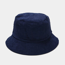 Load image into Gallery viewer, Autumn Winter Bucket Hat Solid Fisherman Hat Corduroy Sun Hat Reversible  Hip-Hip Cap Foldable Cheapu Hunting Hat Fishing Cap
