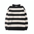 Load image into Gallery viewer, Autumn Winter Knitted Striped Sweater Women Casual Oversized Pullovers Sweaters Loose Warm Jumper Streetwear Teen Knitwear
