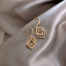 Load image into Gallery viewer, Autumn Winter New Brown Earrings Vintage Matte drop Earrings for women Metal Fashion Statement Dangle Earring  Trend Jewelry
