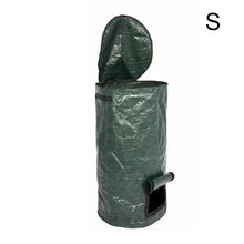 Load image into Gallery viewer, Collapsible Garden Yard Compost Bag with Lid Environmental Organic Ferment Waste Collector Refuse Sacks Composter
