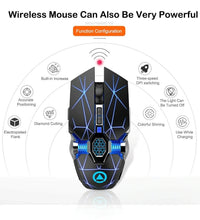 Load image into Gallery viewer, Wireless Optical 2.4G USB Gaming Mouse 1600DPI 7 Color LED Backlit Rechargeable Silent Mice For PC Laptop
