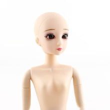 Load image into Gallery viewer, BJD Doll 30cm 20 Movable Jointe Dolls 3D Eyes Bjd Plastic Doll for Girls Toys Long Wig Female Nude Body Fashion Christmas Gift
