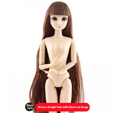 Load image into Gallery viewer, BJD Doll 30cm 20 Movable Jointe Dolls 3D Eyes Bjd Plastic Doll for Girls Toys Long Wig Female Nude Body Fashion Christmas Gift
