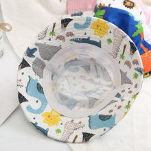 Load image into Gallery viewer, Baby Bucket Hat Children's Summer Caps for Boys Dinosaur Print Panama Hat Children Fisherman Caps Girls Beach Cap Casquette
