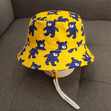 Load image into Gallery viewer, Bucket Hats Summer Children UV Protection Panama Sun Hat Kid Camping Fishing Cap Girls Boys Beach Caps 6 months to 12 years
