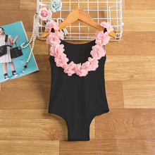 Load image into Gallery viewer, Swimwear Baby Girls Toddler Kids Swimsuit One Piece Flower Girls Holiday Beachwear Children Printing Bathing Suit
