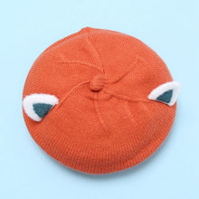 Load image into Gallery viewer, Baby Hat Berets for Girls Autumn Winter Knitted Cap Kids Lovely Beanies Fox Ears Painter Hats Infant Girl Bonnet Beret Xmas Gift
