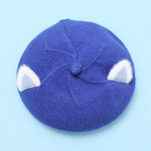 Load image into Gallery viewer, Baby Hat Berets for Girls Autumn Winter Knitted Cap Kids Lovely Beanies Fox Ears Painter Hats Infant Girl Bonnet Beret Xmas Gift
