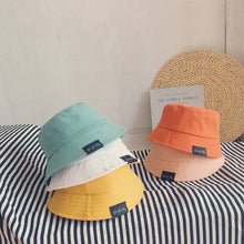 Load image into Gallery viewer, Baby Hat Summer Leisure Solid Bucket Hat Unisex Baby Sun Cap Children Boy Caps Girl Fisherman Hats
