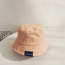 Load image into Gallery viewer, Baby Hat Summer Leisure Solid Bucket Hat Unisex Baby Sun Cap Children Boy Caps Girl Fisherman Hats
