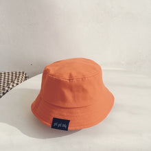 Load image into Gallery viewer, Baby Hat Summer Leisure Solid Bucket Hat Unisex Baby Sun Cap Children Boy Caps Girl Fisherman Hats
