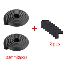 Load image into Gallery viewer, Baby Safety Proofing 4M+8pcs Edge Corner Guards Desk Table Corner Protector Children Protection Furniture Bumper Corner Cushion
