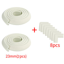 Load image into Gallery viewer, Baby Safety Proofing 4M+8pcs Edge Corner Guards Desk Table Corner Protector Children Protection Furniture Bumper Corner Cushion
