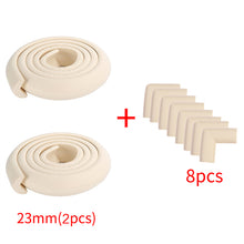 Load image into Gallery viewer, Baby Safety Proofing 4M+8pcs Edge Corner Guards Desk Table Corner Protector Children Protection Furniture Bumper Corner Cushion
