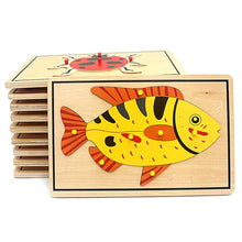 Load image into Gallery viewer, Baby Toy Kids Science Toys Animals Puzzle for Children Wood for Early Childhood Education Preschool Training Learning
